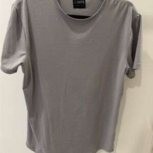 Cuts Clothing Gray Short Sleeve Tee